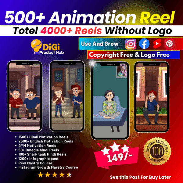 Viral Animation Instagram Reels Bundle Pack