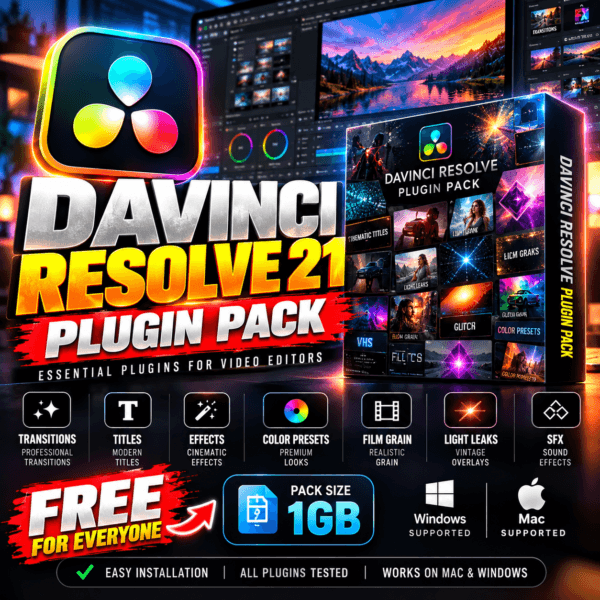 Davinci Resolve Important Plugins Pack